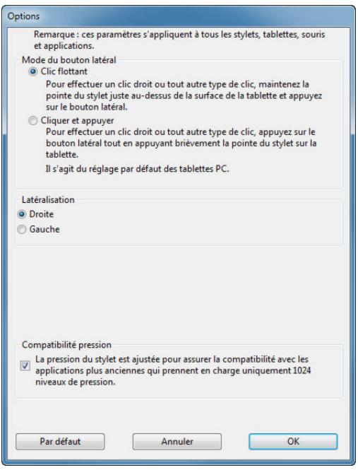 WACOM CINTIQ 13 PEN TOUCH - CONFIGURATION DU CINTIQ POUR LA LATÉRALISATION - 1