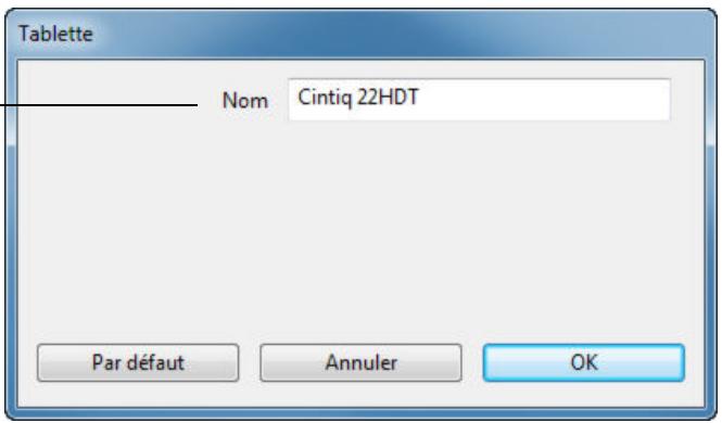WACOM CINTIQ 13 PEN TOUCH - RENOMMER LA TABLETTE DANS LA LISTE TABLETTE - 1