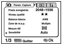 PENTAX Optios - Modification du type de signaux de démarrage, de déclenchement ou système - 4