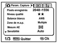 PENTAX Optios - Réglage de la durée de l'affichage immédiat (affich. immédiat) - 4
