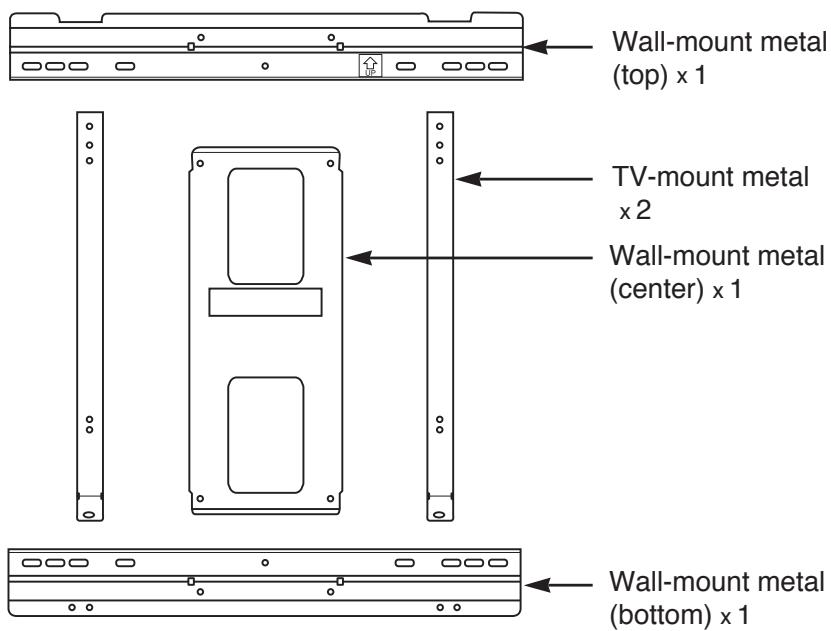 HITACHI 55 PD 5200 - Parts Configuration Chart - 1