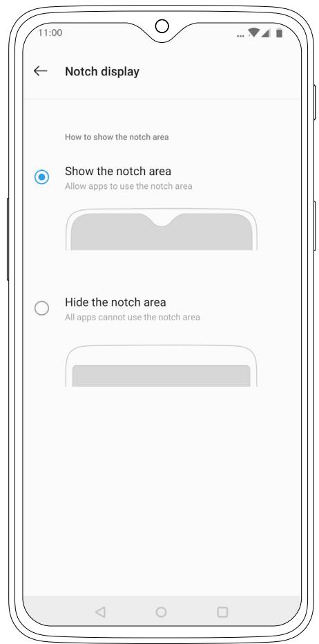 ONEPLUS 6T - Affichage de la cordure - 1