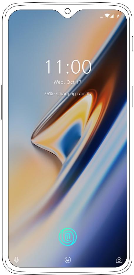 ONEPLUS 6T - Affichage de la cordure - 2