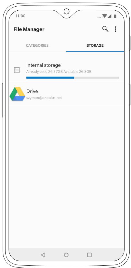 ONEPLUS 6T - Gestionnaire de fichiers - 2
