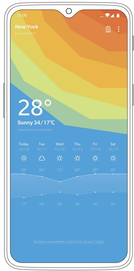 ONEPLUS 6T - Météo - 3