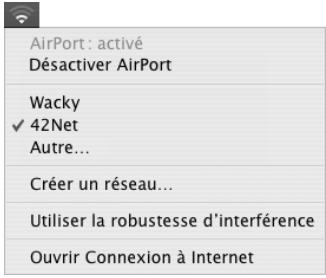 APPLE eMac - Pour vérifier si vous avez accès à un réseau AirPort Extreme : - 1