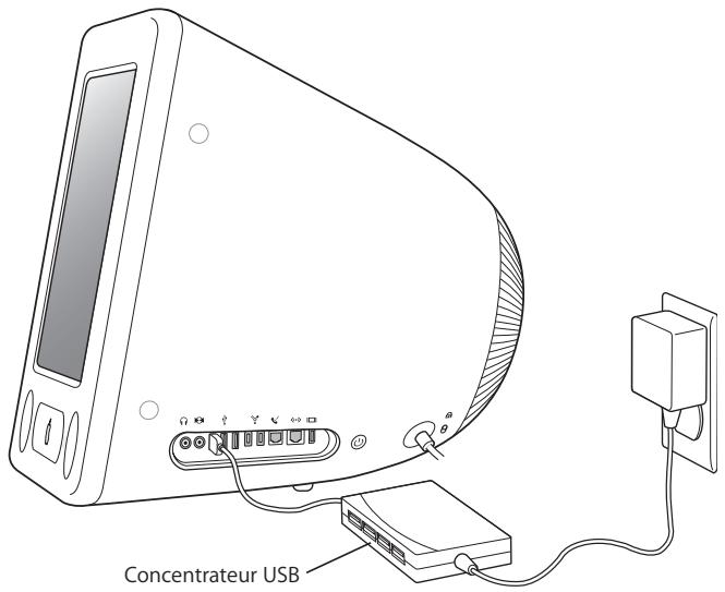APPLE eMac - Utilisation simultanée de plusieurs périphériques USB - 1