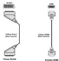 WINDSOR WD32LED16 - Connexion du téléviseur à un lecteur de DVD - 1