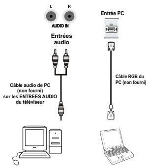 WINDSOR WD32LED16 - Connexion du téléviseur LCD à un PC - 1