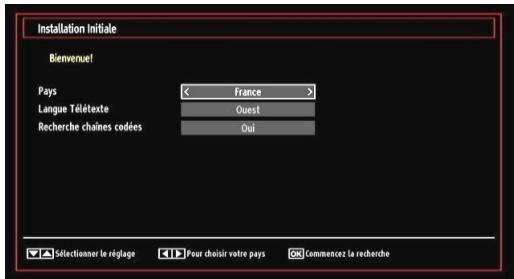WINDSOR WD32LED16 - Démarrage de la procédure de configuration automatique - 1