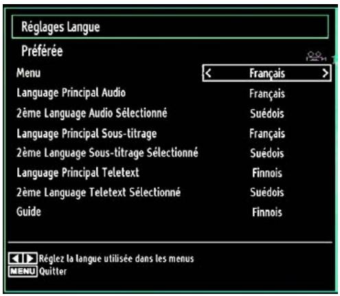 WINDSOR WD32LED16 - Paramètres linguistiques - 1