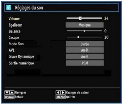 WINDSOR WD32LED16 - Configuration des paramètres sonores - 1