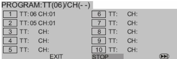 PROLINE DVDP271WxX - Programmation d'une liste d'écoute - 3