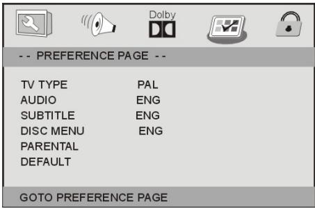 PROLINE DVDP271WxX - - Page Preference - 1