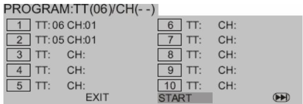 PROLINE DVDP271WxX - Programmation d'une liste d'écoute - 2