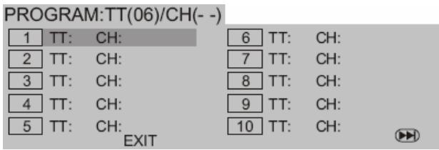 PROLINE DVDP271WxX - Programmation d'une liste d'écoute - 1
