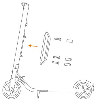 NINEBOT GW-KICK-E45 - Instalar una segunda batería (opcional) - 2
