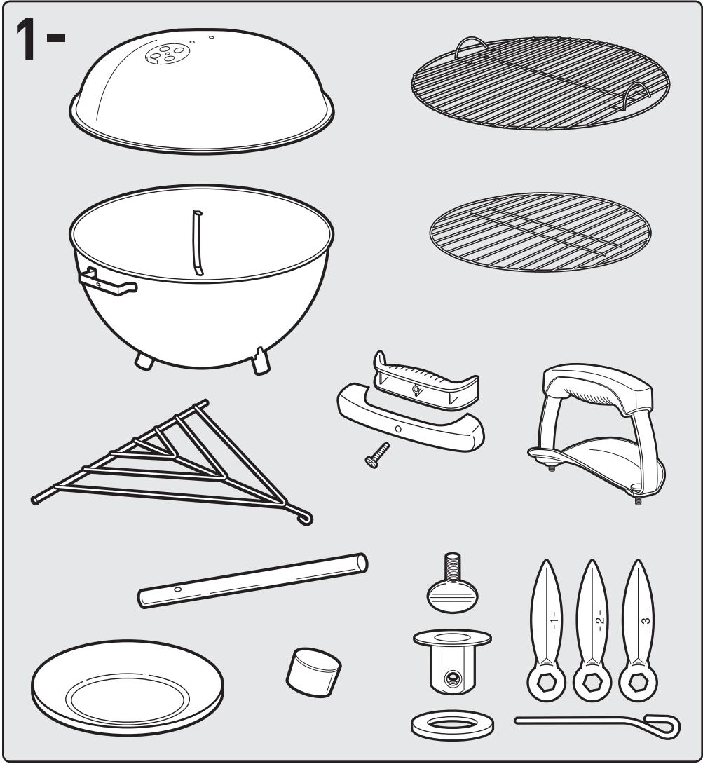 WEBER 1243304 - CHARCOAL GRILL - 2