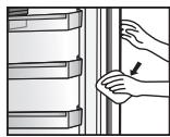 PANASONIC NR-BN34FX1-E - Joint d'ouverture de porte - 1