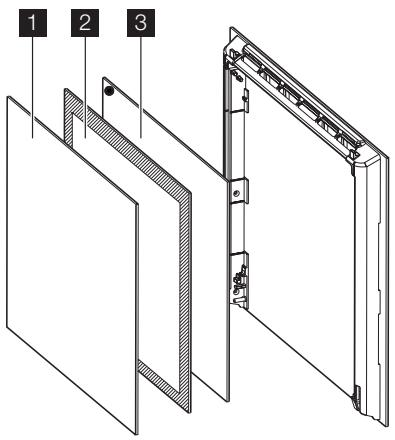 ELECTROLUX EOC45040X - Réinstallation de la porte et des vitres - 1