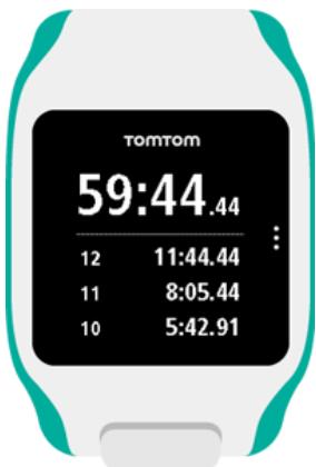 TOMTOM GPS RUNNER NOIR - Utilisation du chronomètre - 1