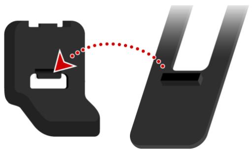 TOMTOM GPS RUNNER NOIR - Utiliser la fixation pour vélo - 1