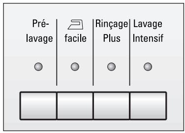SIEMENS WXD 1260 FF BLANC - Choix du programme de lavage - 2