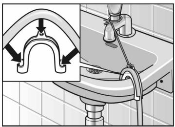SIEMENS WXD 1260 FF BLANC - Ecoulement de l'eau - 2