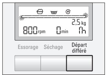 SIEMENS WXD 1260 FF BLANC - Départ différé (delay) - 2