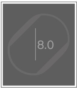 GAGGENAU CX 480110 NOIR - Indicateurs des positions de cuisson - 3