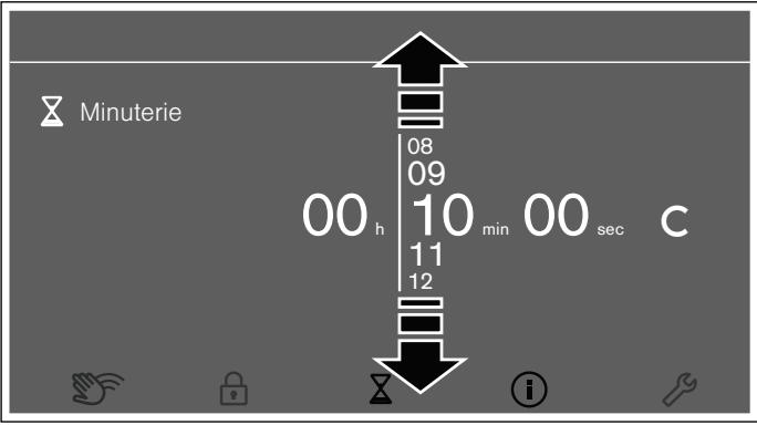 GAGGENAU CX 480110 NOIR - Réglage de la durée - 1