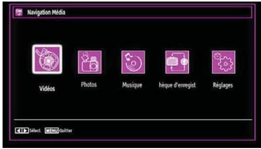 WINDSOR WD23LED12 - Lecture de medias via navigateur média - 1
