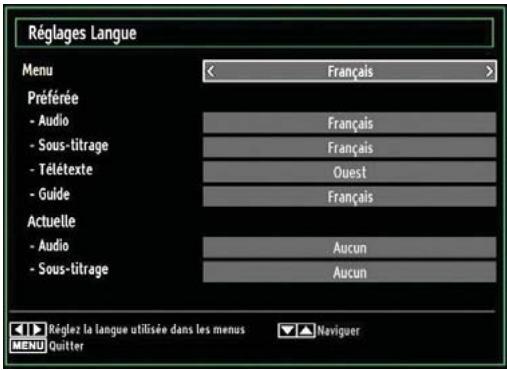 WINDSOR WD23LED12 - Configuration des préférences linguistiques - 1