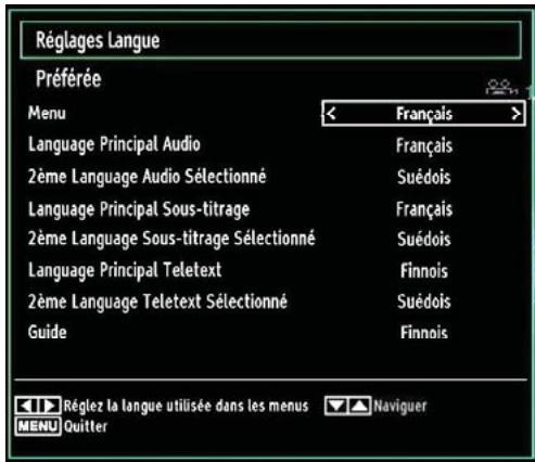 WINDSOR WD23LED12 - Paramètres linguistiques - 1