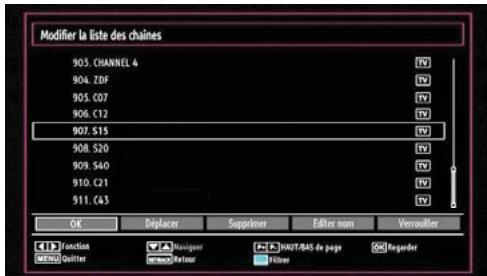 WINDSOR WD23LED12 - Gestion des chaînes : Liste des chaînes - 2