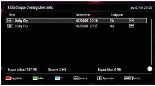 WINDSOR WD23LED12 - Bibliothèque des enregistrements - 1