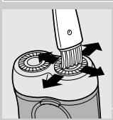 PHILIPS HQ48116 - ChaqueSEAINE:unite derasage et compartmenta poils - 1
