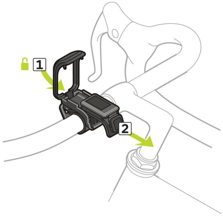 TOMTOM SPARK GPS FiN NOiRcopic - Retirer votre montre du support - 1