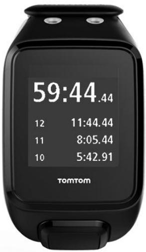 TOMTOM SPARK GPS FiN NOiRcopic - Utilisation du chronomètre - 1