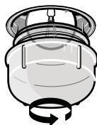 PROLINE CNC65BH/1 - AVERTISSEMENT : Assurez-vous que l'appareil est éteint avant de remplacer l'ampoule pour éviter tout risque de choc électrique. - 1