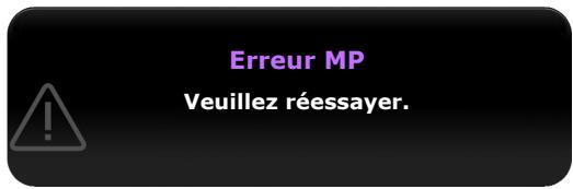 BENQ W1070+W - Oubli du mot de passe - 2