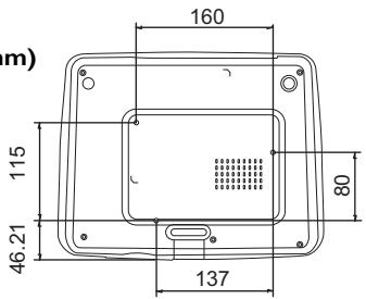 BENQ W1070+W - Configuration de montage au plafond - 1