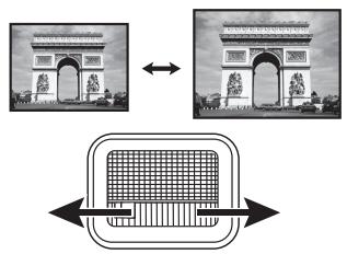 BENQ W1070+W - Réglage fin de la taille et de la netteté de l'image - 1