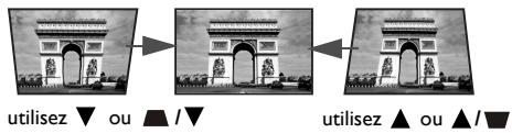 BENQ W1070+W - Correction trapézoïdale - 2