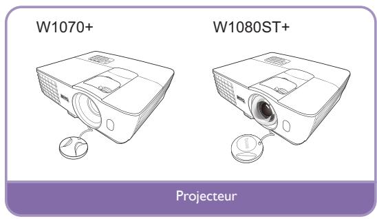 BENQ W1070+W - Accessoires fournis - 2
