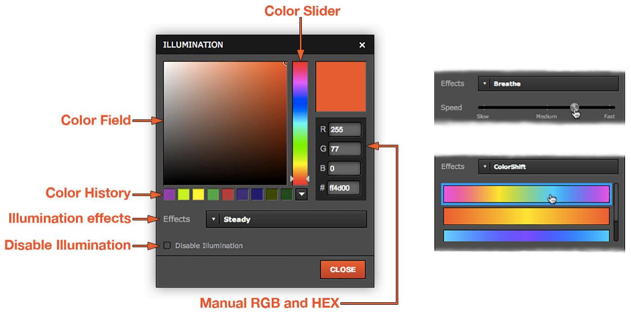 STEELSERIES APEX M800 - LED Illumination - 1