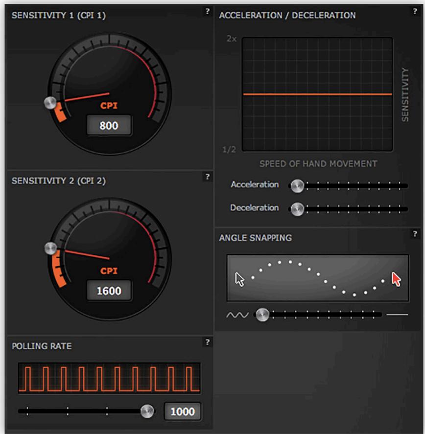 STEELSERIES APEX M800 - Acceleration/Deceleration - 1