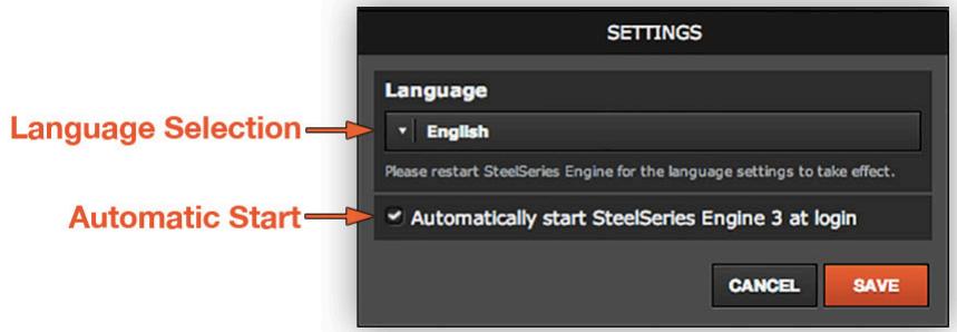 STEELSERIES APEX M800 - Application Settings - 1