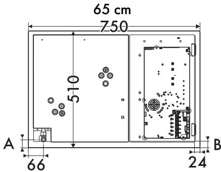 SMEG PM3953D - Dimensions de l'appareil (mm) - 2