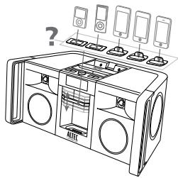 ALTEC LANSING INMOTION MIX - Comment insérer l'adaptateur - 1